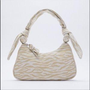 NWT ZARA Printed Zebra Shoulder Bag (NEW - TAGS INCLUDED)